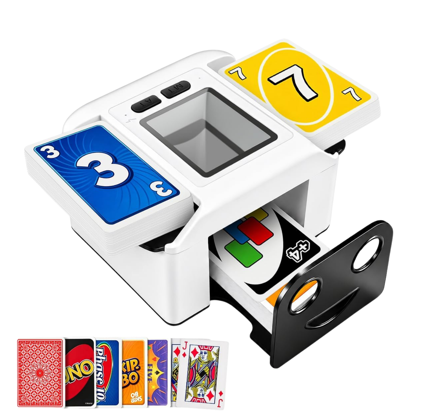 Automatic Card Shuffler for 1-2 Decks, Auto/Manual Modes