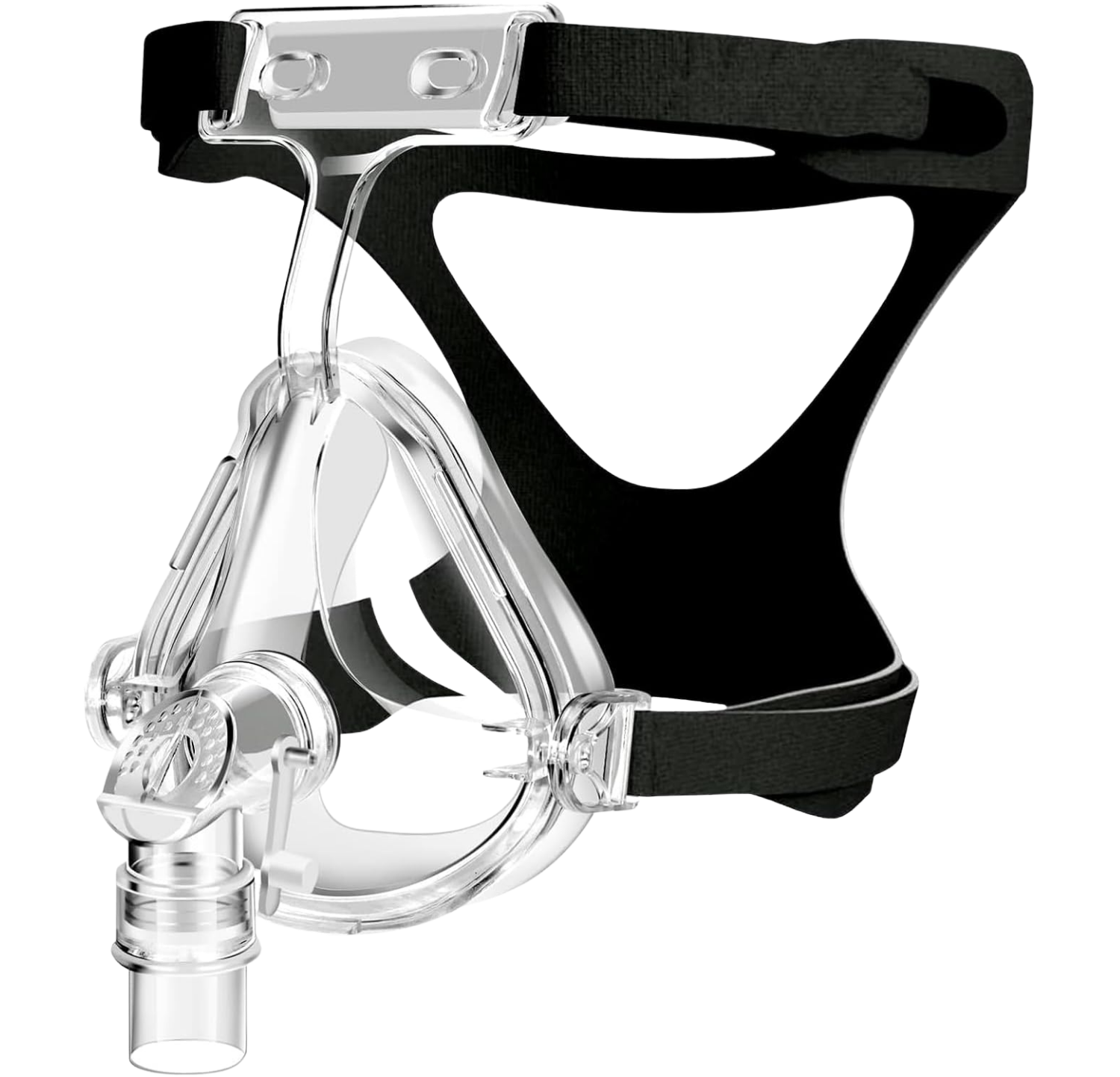 TMS Comfort Series CPAP MASK, Full Face CPAP Masks with Headgear, Replacement Frame System for AirFit F20, Full Cover Assembly Set – Includes Elbow and Cushion, Medium
